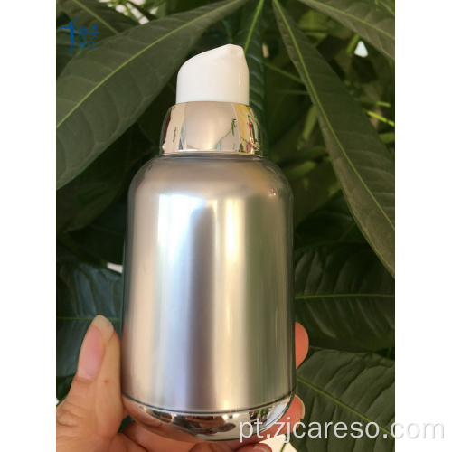 Garrafa 50ml Airless de acrílico de luxo com bomba de creme